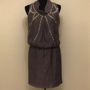 SUZI CHIN for Maggie Boutique Beaded Sheath Dress